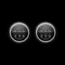 Cd-45-b Custom Dynamics Motorcycle Led Passing Lamps With White Halo Drl