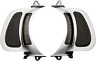 Cd-rg-v-aw2-c Custom Dynamics Led Vent Insert Amber White Chrome With Stainless
