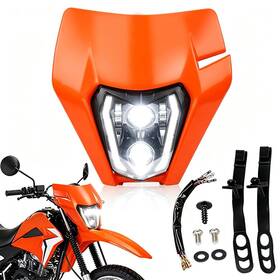 Changcheng E18120119 Universal 66w 3000lm Led Headlight Kit For Dirt Bikes Atvs And Scooters