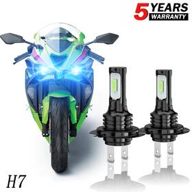 200502-h7 Chusyyray H7 Led Headlight Bulbs For Yamaha Yzf-r6 2003-15 Yzf-r1 2007-14 8000k Ice Blue