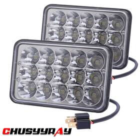 6000-7010 Chusyyray 943673409186 6x4 60w Led Headlight For John Deere Series Hood Light-hi/lo