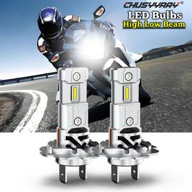 Chusyyray-16s-h7 Chusyyray 2x Led Headlight Super White Bulbs For Suzuki Gsxr600 Gsxr750 2001 -2006 2007