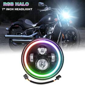 Chusyyray-191151 Chusyyray Dot 7inch Motorcycle Led Headlight Hi/lo Beam For Honda Shadow Spirit 1100 750