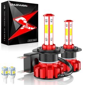 Chusyyray-v5-h7 Chusyyray For Bmw S1000xr 2016-2019 2x H7 Motorcycle 6000k Led Headlight Bulbs White