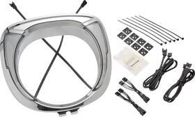46205 Ciro Fang Chrome Headlight Beze