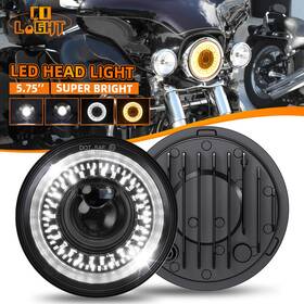 Colight 020-m008x Round 5-3/4 Inch 5.75 Led Projector Headlight Hi/lo Beam For Motorcycle Motor