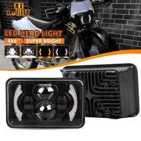 5f0004 Colight 4x6 Inch Motor Led Sealed Headlight Halo Drl Fit Honda Xr250 Xr250l Xr650l Xr650r