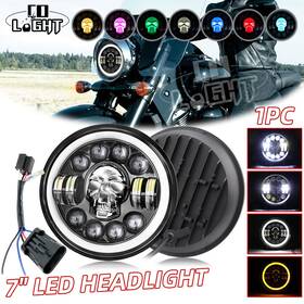 Auty716mt01 Colight Rgb 7inch Motorcycle Led Headlight For Honda Shadow Vxl Sabre 110