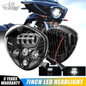Hl-sl-js-dd-ch-65 Colight Black Led Motorcycle Headlight For Victory Cross Country Kingpin Vegas Hammer Us