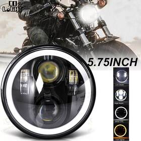 M002-zq-1pc Colight 5-3/4 Inch 5.75 Led Headlight Projector Drl High Low Beam For Motorcycle Motorbike