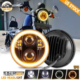 M002-zq-b-zh-1pc Colight 2025 Brightest 180w 5-3/4 Inch 5.75 Led Projector Headlight Drl For Motorcycle Bike