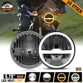 M004-zh-zq-1pc Colight Brightest 5-3/4 Inch 5.75 Led Headlight Hi/lo Beam H4 For Motorcycle/motorbike