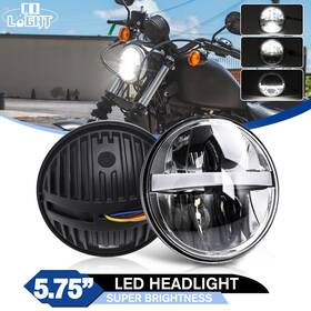 Td5y0002 Colight 5-3/4 Inch 5.75 Led Headlight Hi-lo Beam Drl Dot For Harley-davidson Iron 883 Xl883n