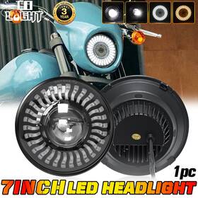 Toptd7y0022 Colight Motor 7 Inch Led Headlight Amber Start-up Drl Turn Light Hi/lo Beam For Street Glide