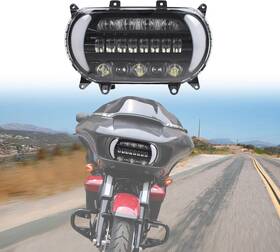 Kuku-cz-0055 Cpowace Led Headlight For Harley Davidson Road Glide 2015-2020 Headlamp With Turn Signals