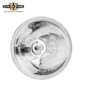 604951 Custom Chrome 4.5 Inch Halogen Spotlamp Sealed Beams Smooth Reflector Fits For Harley