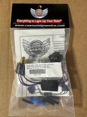 2001-1265 Custom Dynamics Led Headlamp Hi/lo Adapter Cdtb-hla