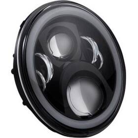 Cd-7-14-b Custom Dynamics 2001-2376 Headlamp 7 Inch Led Black