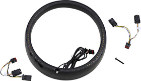 Pb-7tr-aw-1b Custom Dynamics Amber White Headlight Trim Rings Black Standard