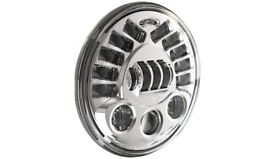 Pb-575a-cb Custom Dynamics Pro Beam Adaptive Led 5.75inch.headlamp Chrome #pb-575a-cb