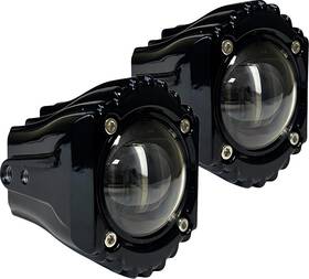 Sd-fog-6w Custom Dynamics Fog Light - White/clear For Harley-davidson