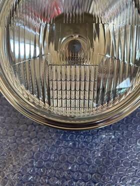 9913-a Custom Headlight New 7 Inch Side Mount Motorcycle