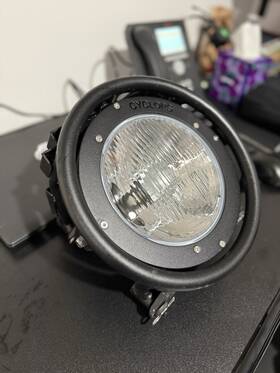 Rlhal-55-10.0u Cyclops Rally Light - Ultra Led Headlight For Motorcycle