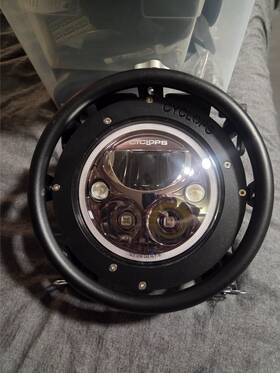 Rlhal-55-phoenix Cyclops Rally Light - Headlight For Motorcycle