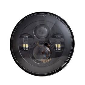 Dvc-moyhl-001 Da Vic Auto Fit Harley Street Glide Softail Flhx Black 7 Inch Led Projector Headlight