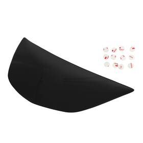 Lens-192-blk Darupsun Front Headlight Lens Protection Cover Black Fit For Kawasaki Zx-6r Zx 6r 94-97