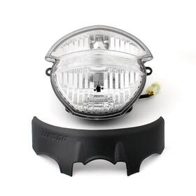 M513-a058-clear Darupsun Headlight Guard Cover Haddlamp Clear For Ducati Monster 659 696 795 796 M1000 S