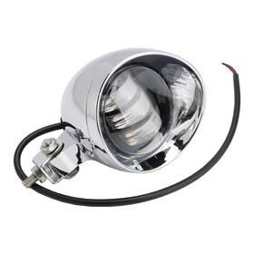 M513-b118-crm Darupsun 5.75 Inch Motorcycle Spotlight Headlight Fog Beam Chrome Fit For Scooter