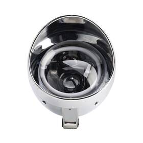 M513-b120-crm Darupsun 5.75 Inch Headlight Lamp Spotlight Universal 4-bulbs Fits Chrome For Motorcycle