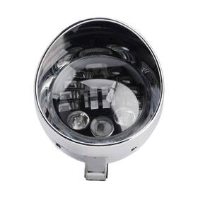 M513-b121-crm Darupsun 5.75 Inch Motorcycle Spotlight Headlight Fog Multifunctional Chrome For