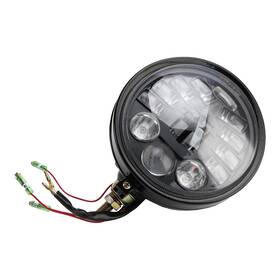M513-b123-blk Darupsun 5.75 Inch Spotlight Headlight Fog Multifunctional Black #82 Fits For Motorcycle