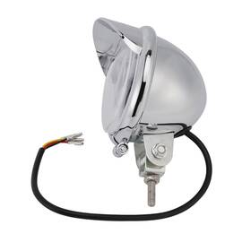 M513-b134-crm Darupsun #d62 Headlight Lamp Spotlight Universal Coler Switch Fits Chrome For Motorcycle