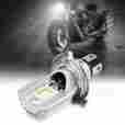 Dc8-80v Aftermarket 1pc H4 White Cob Led Hi Lo Beam Motor Headlight Front Light Bulb Lamp