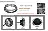 Der05454 Carm Motorcycle Led Headlight Mounting Ring Bracket For Harley Street
