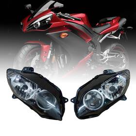Hly-r1-07 Dfmt #rzlia Headlight Headlamp Assembly For Yamaha Yzf R1 2007 2008 07 08 Housing Head Light