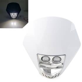 Dictorcoltd 420016230367 Dual 6w Led Bulbs Universal Modified Headlight Head Lamp For Dirt Pit Bike New