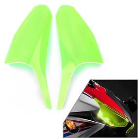 Dictorcoltd 550748656750 2 Pcs New Headlight Guard Shield Green Screen Lens Cover For Honda Cbr500r 16-18