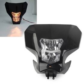 Dictorcoltd 550748686474 Headlight Headlamp Lamp Led For Crf450xr Crf450l 2019-2020 Dirt Bike Black