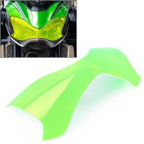 Dictorcoltd 550748798269 Front Headlight Guard Shield Screen Green Lens Cover For Kawasaki Z900 2017-2019