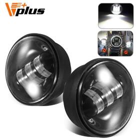 63000tp4467t5m5 Dot Approval 4.5inch Round White Ip67 2400lm Cree Led Fog Light For Motorcycle