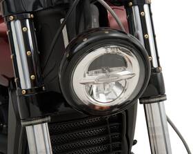 0553014 Drag Specialties Headlamp - Reflector Style 5-3/4 Inch Led Chrome