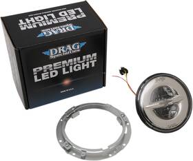 0555844 Drag Specialties 7 Inch Reflector-style Led Headlamp - Chrome