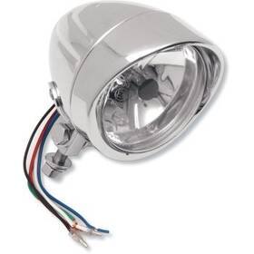 2001-0248 Drag Specialties Chrome 4-1/2 Inch Spotlights With Running Light Sold Each