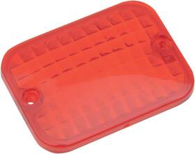 2040-0300 Drag Specialties Replacement Rectangular Lens - Red