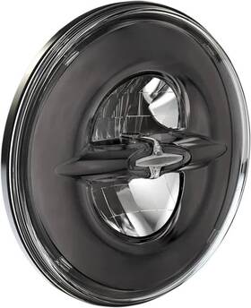 Sl7hzt3d7d Drag Specialties 7in Dark Chrome Trim Led Headlight Kit For Harley Street Glide St 22-23