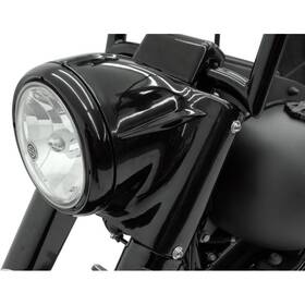 Xf-2-2001-1482 Drag Specialties 2001-1482 7 Inch Headlight Nacelle Kit - Black